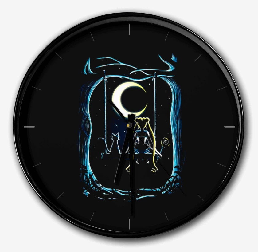 Reloj Negro de Moon key