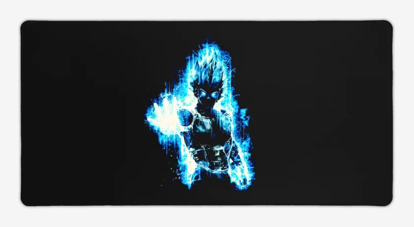 Mouse pad Gamer Negro de Principe vegeta II
