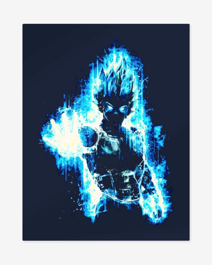 Print metalico Azul Marino de Principe vegeta II