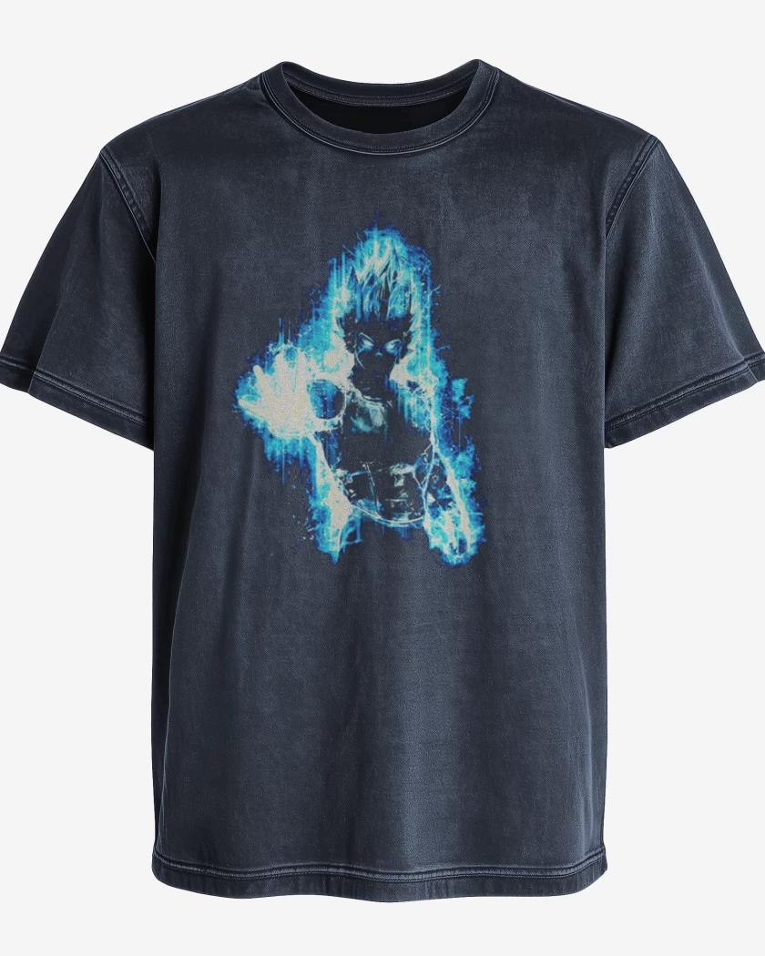 Polera desgastada Azul Marino de Principe vegeta II