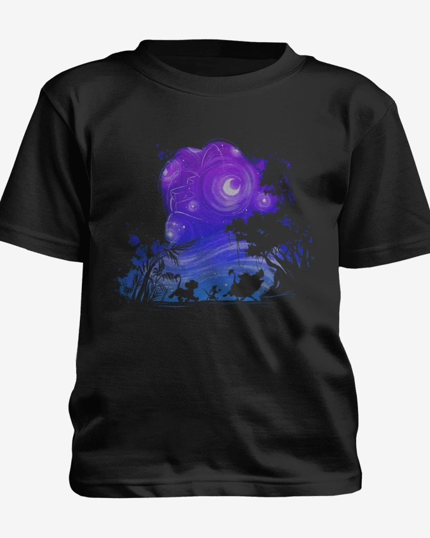 Polera de niño Negro de Rey leon 2