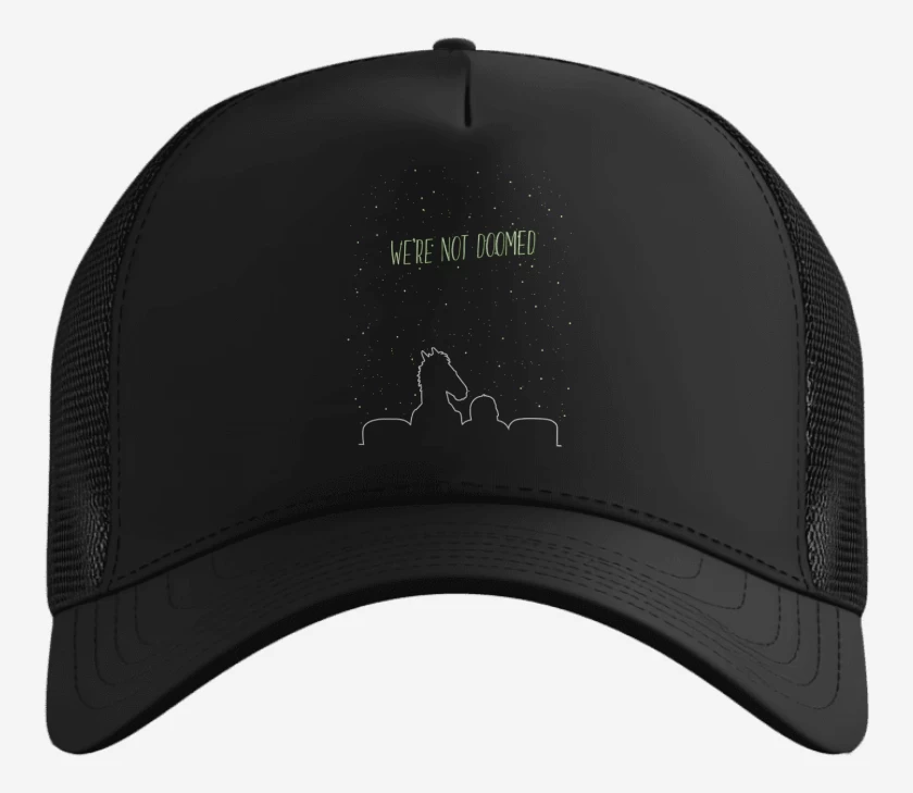 Gorro Negro de Bojack noche