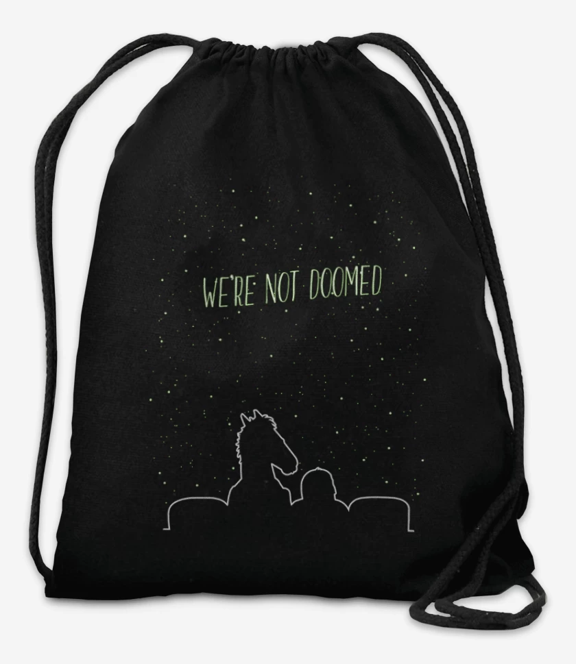 Mochila Negro de Bojack noche