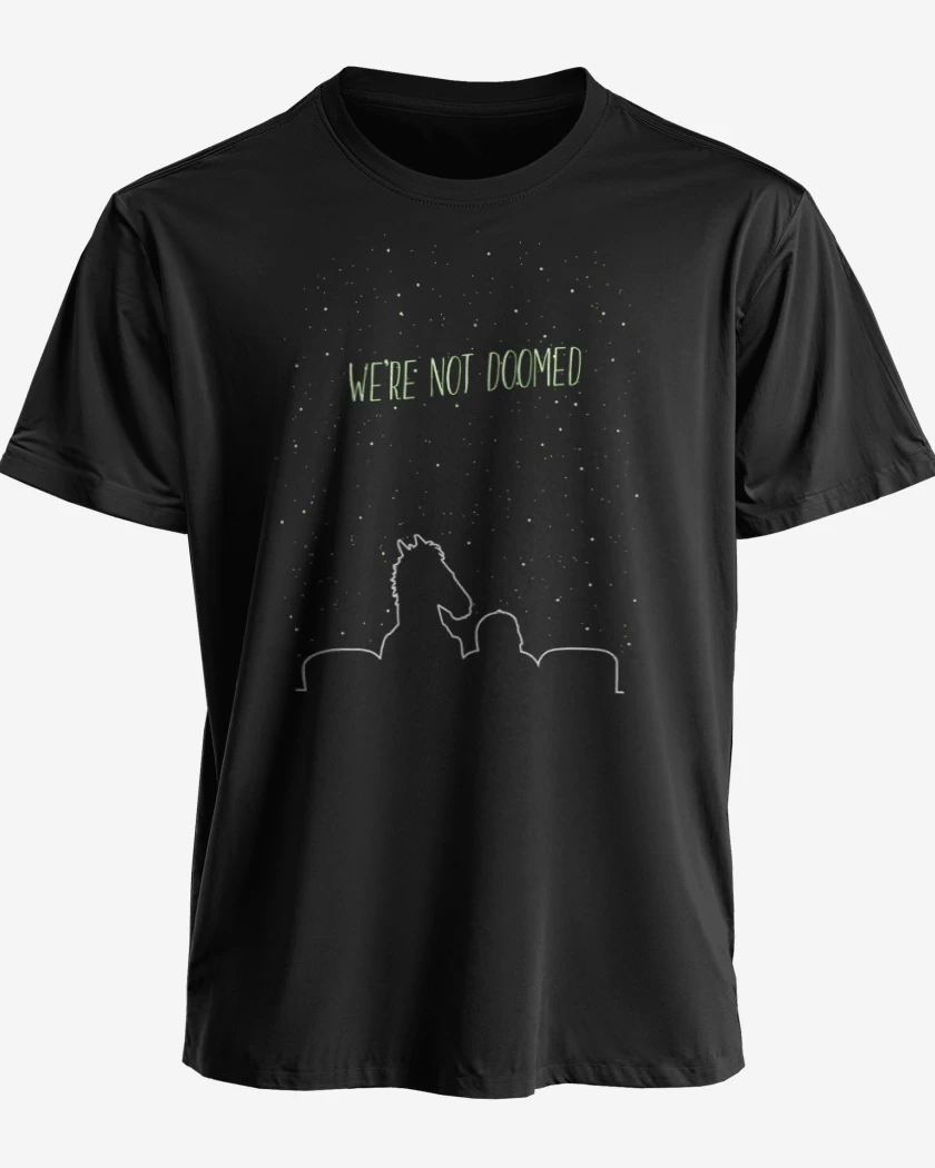 Polera premium Negro de Bojack noche