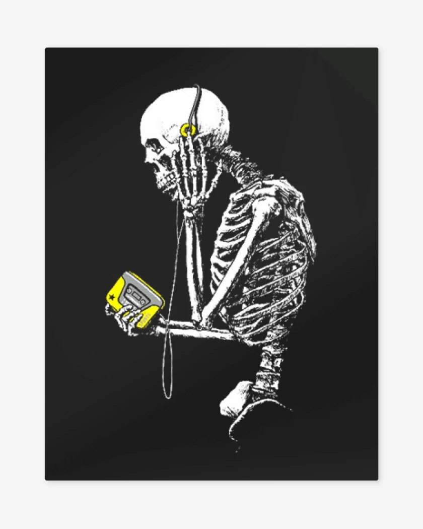 Print metalico Negro de Musik