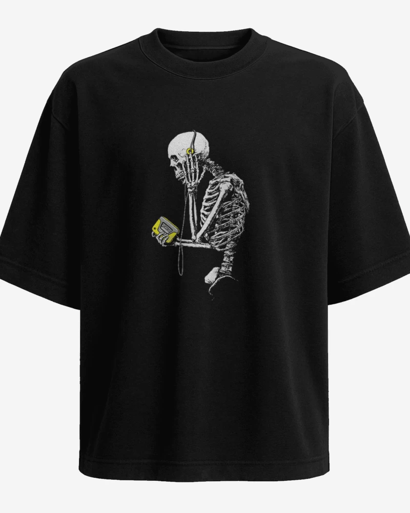 Polera Oversize Negro de Musik