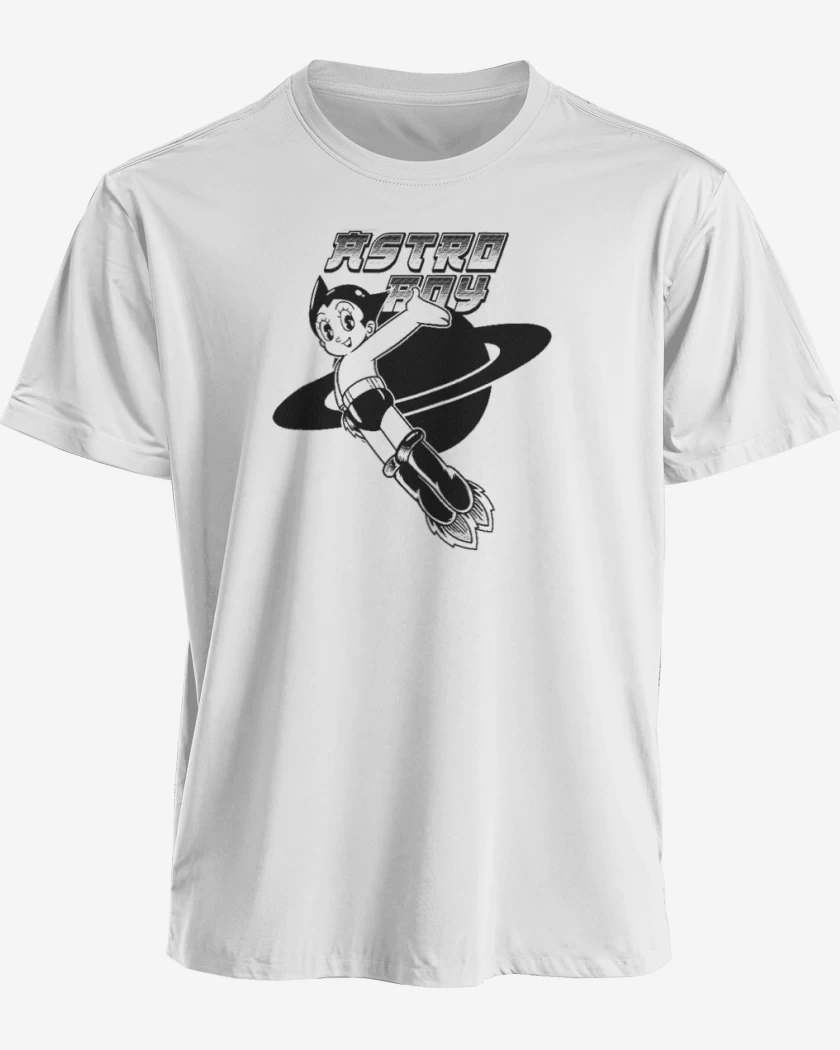 Polera premium Blanco de Niño astro