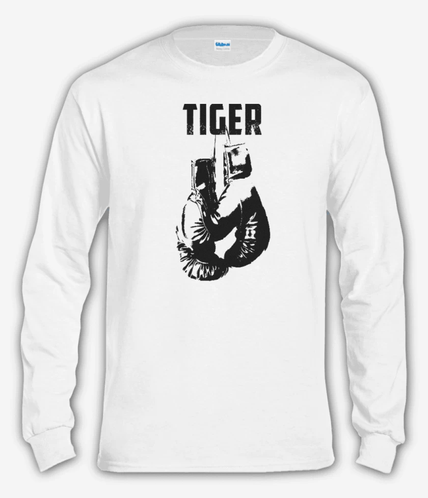 Polera manga larga Blanco de Rocky 4