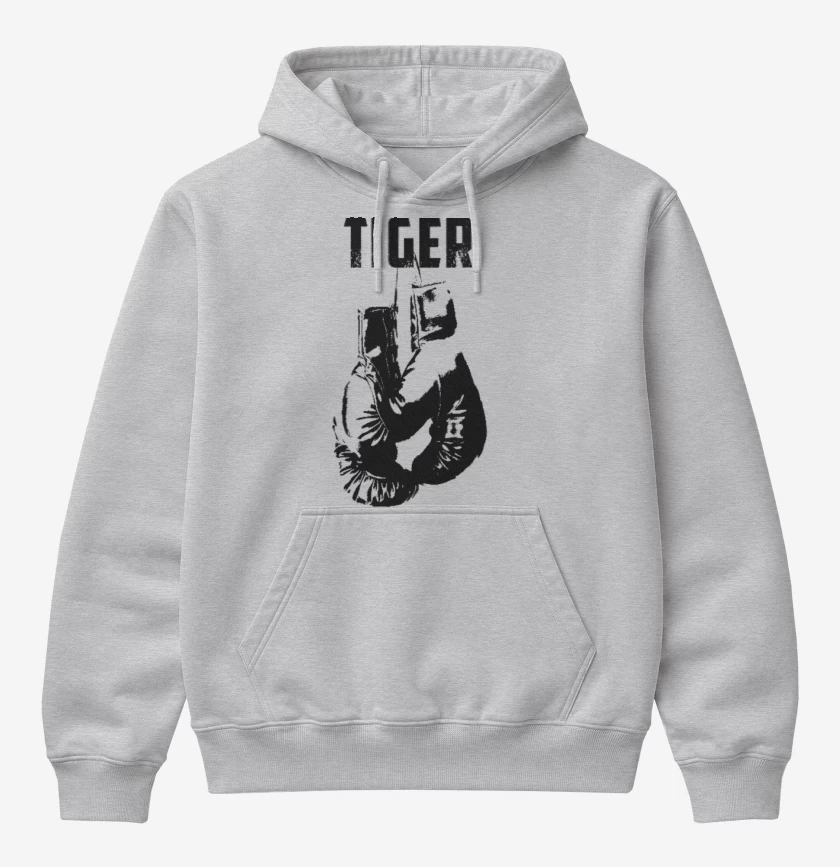 Poleron Canguro básico Gris Melange de Rocky 4