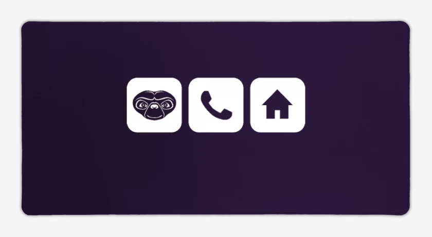Mouse pad Gamer Morado de Casa