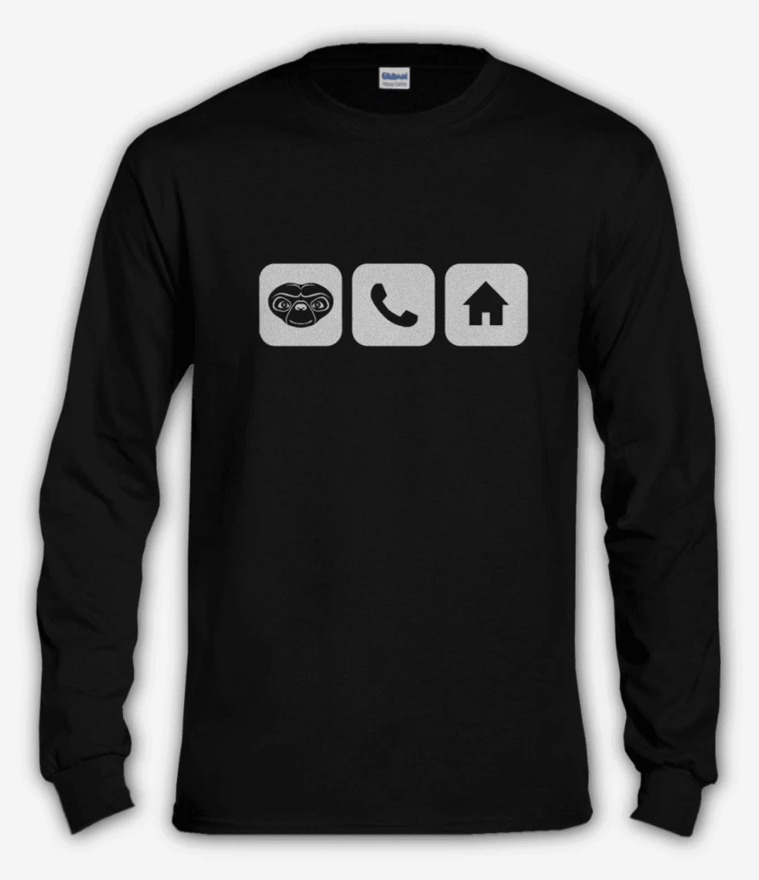Polera manga larga Negro de Casa