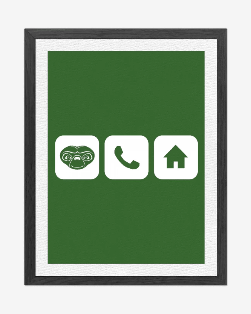 Cuadro decorativo Verde jade de Casa