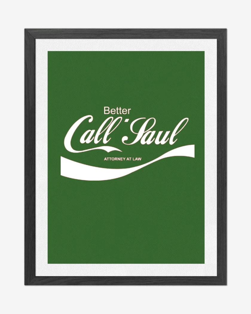 Cuadro decorativo Verde jade de Better call coke