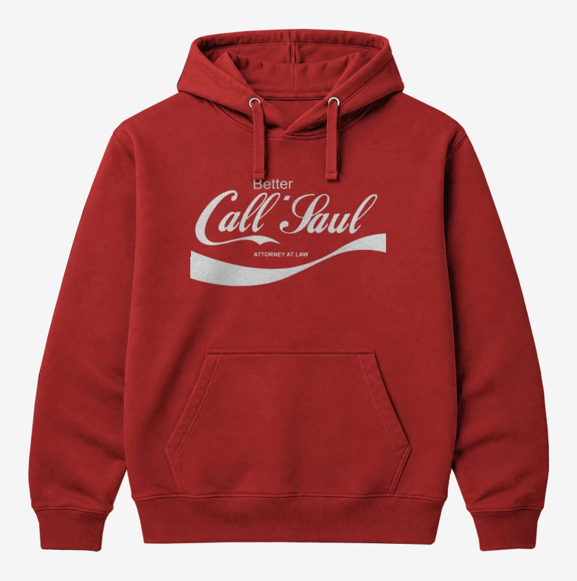Polerón Canguro Rojo de Better call coke