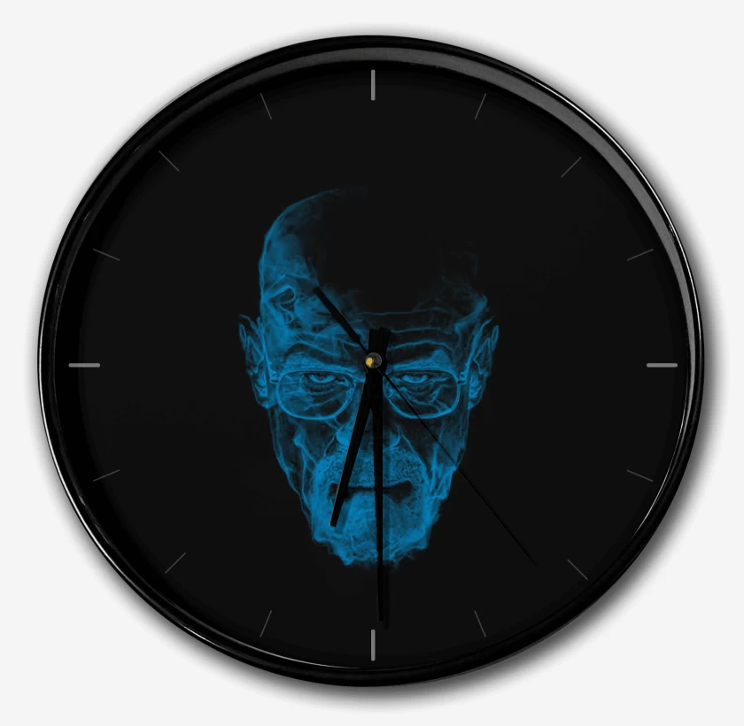Reloj Negro de Walter white blue meth