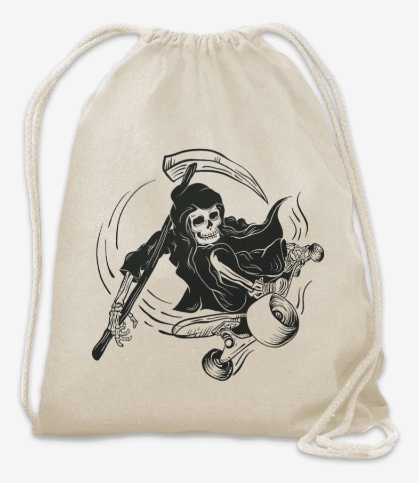 Mochila Blanco de MUERTE SKATE 