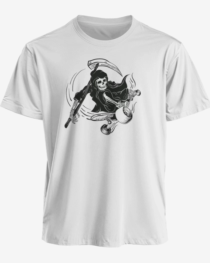 Polera premium Blanco de MUERTE SKATE 