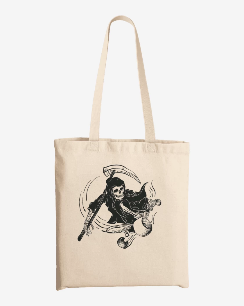 Totebag Blanco de MUERTE SKATE 