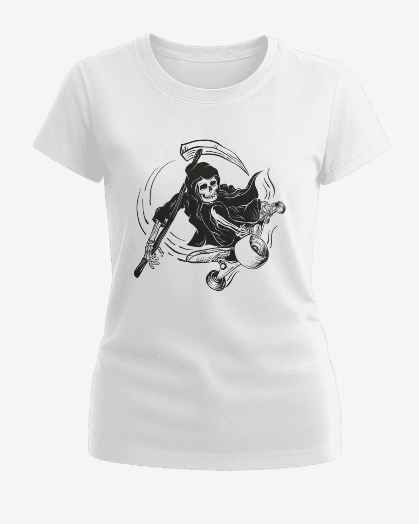 Polera de Mujer Blanco de MUERTE SKATE 