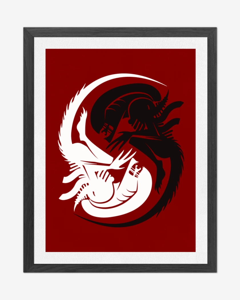 Cuadro decorativo Alien - Yin Yang