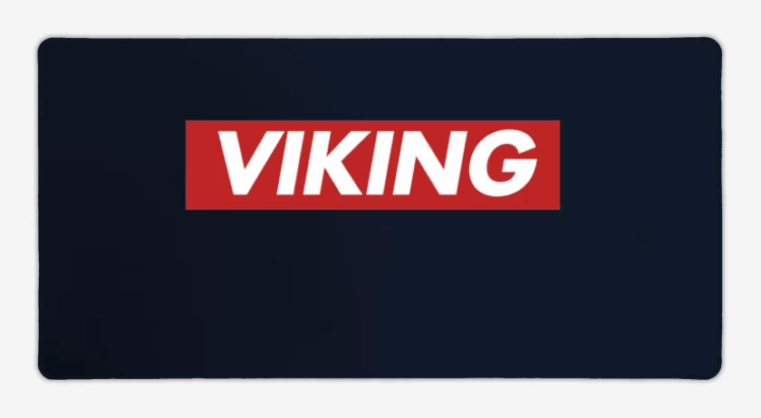 Mouse pad Gamer Azul Marino de Vikingo