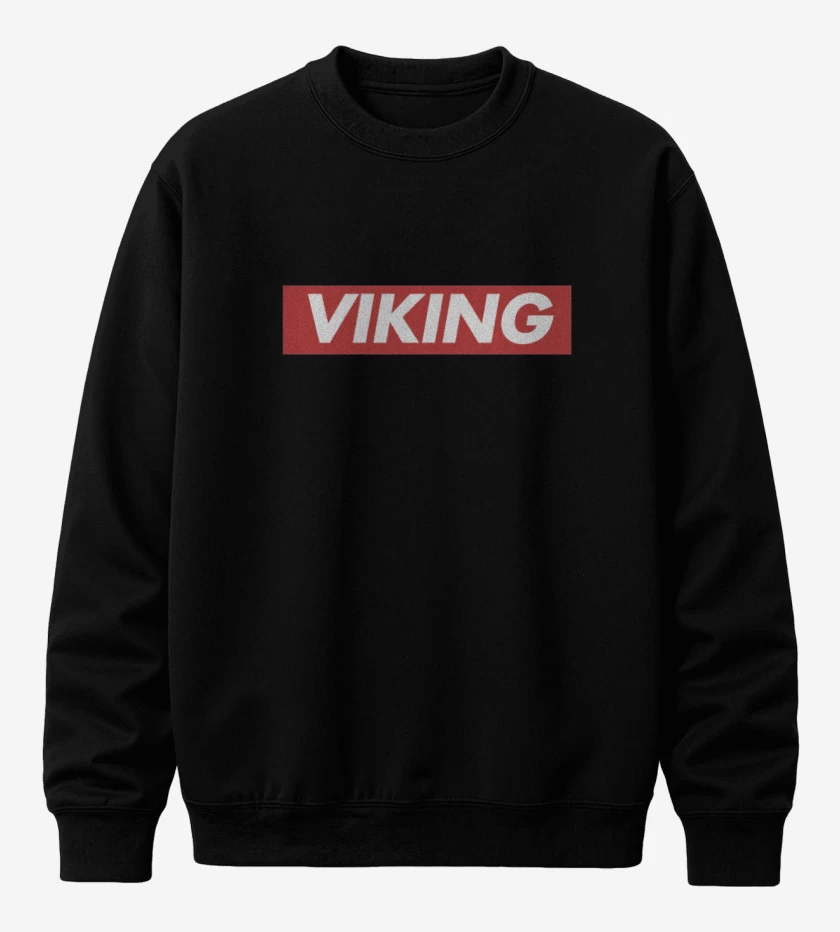 Poleron polo Negro de Vikingo