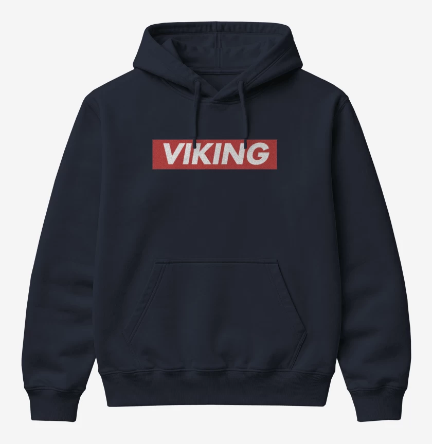 Poleron Canguro básico Azul Marino de Vikingo