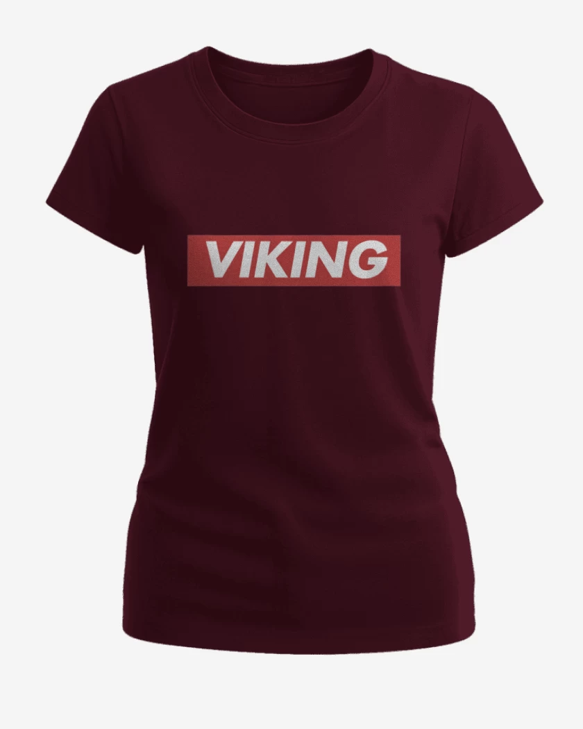 Polera de Mujer Burdeo de Vikingo