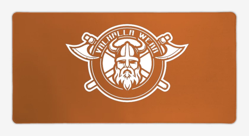 Mouse pad Gamer Naranjo de Vikingo 2
