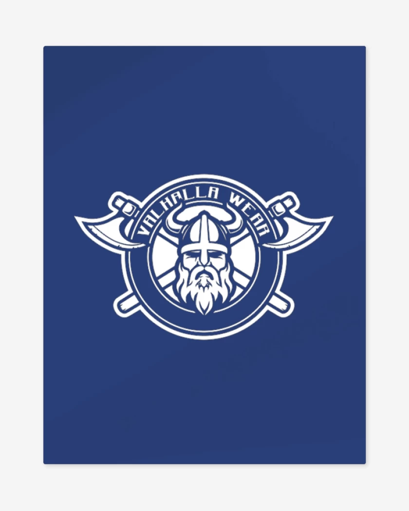 Print metalico Azul Rey de Vikingo 2