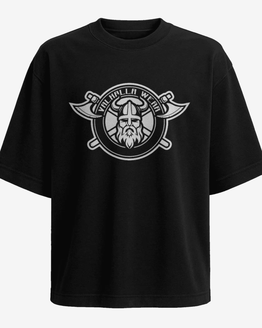 Polera Oversize Negro de Vikingo 2