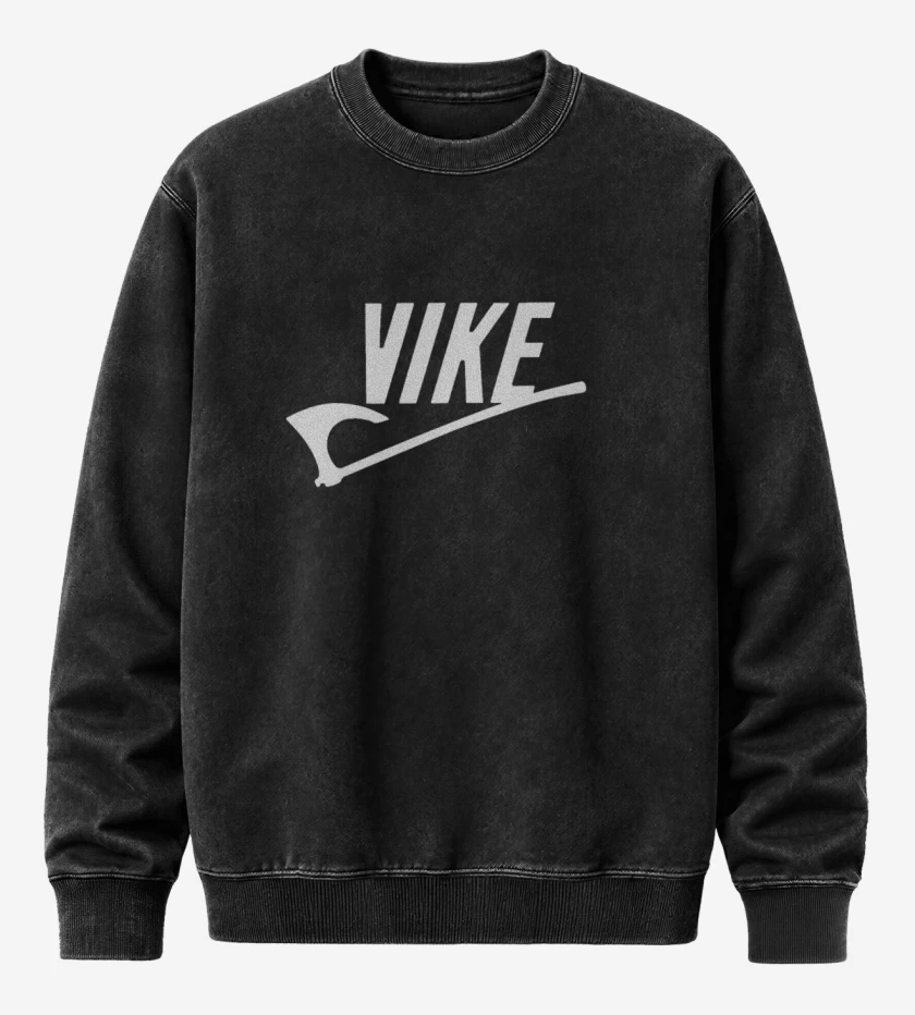 Poleron Polo Acid Wash Negro de Vike!