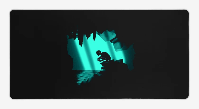 Mouse pad Gamer Negro de Gollum