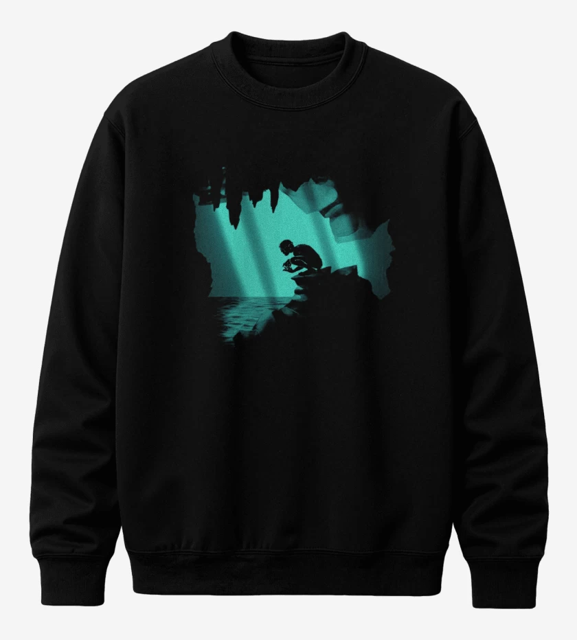 Poleron polo Negro de Gollum