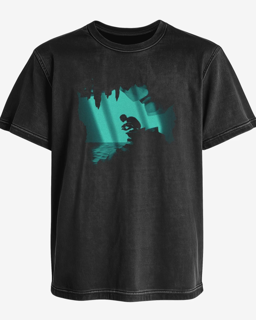 Polera desgastada Gollum