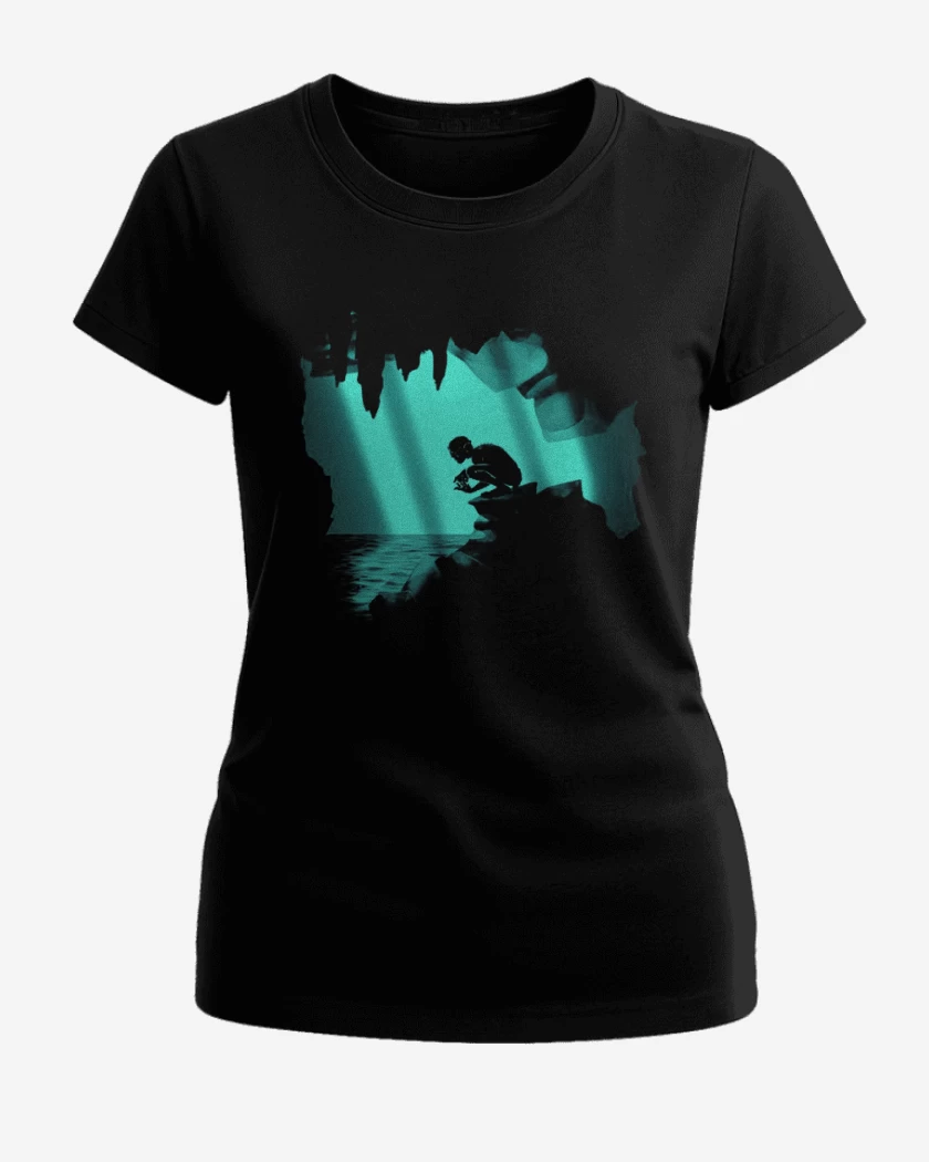 Polera de Mujer Negro de Gollum