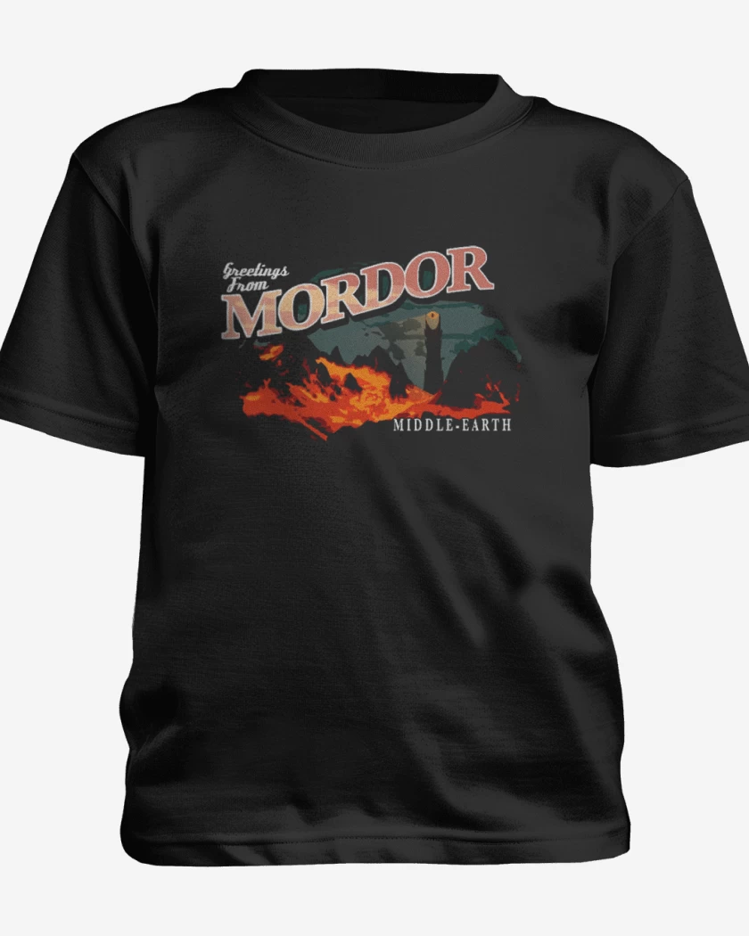 Polera de niño Negro de Home Mordor