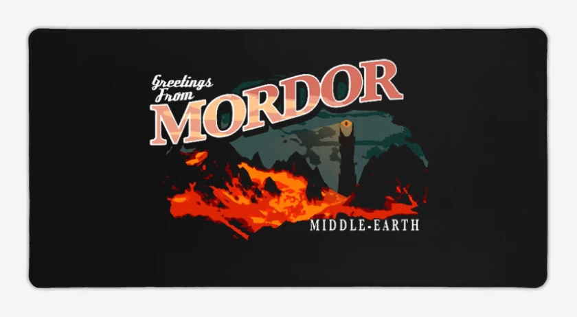 Mouse pad Gamer Negro de Home Mordor