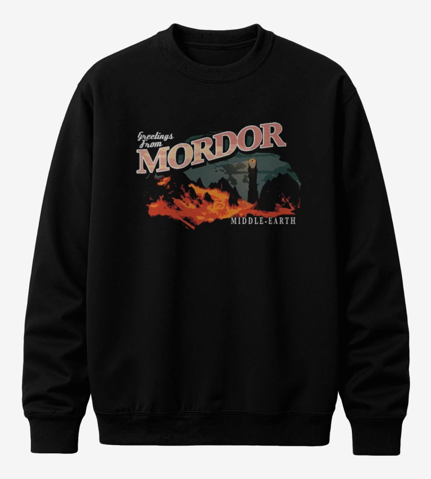 Poleron polo Negro de Home Mordor