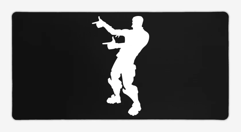 Mouse pad Gamer Negro de Fortnite 1
