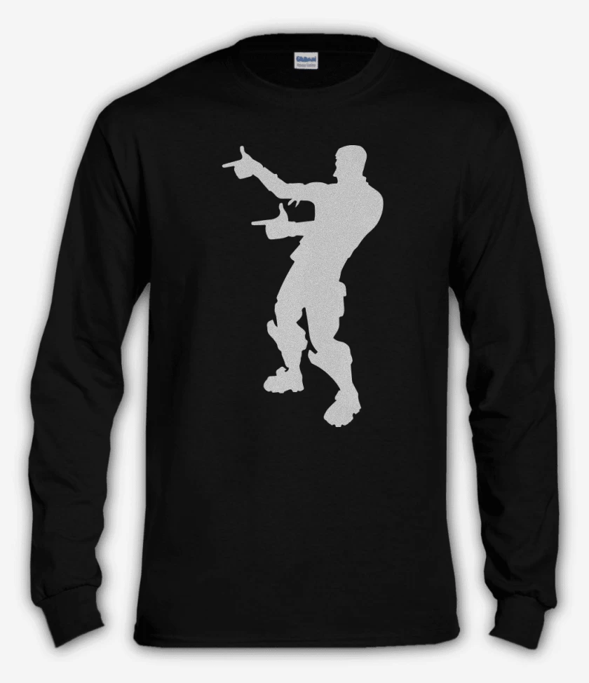 Polera manga larga Negro de Fortnite 1
