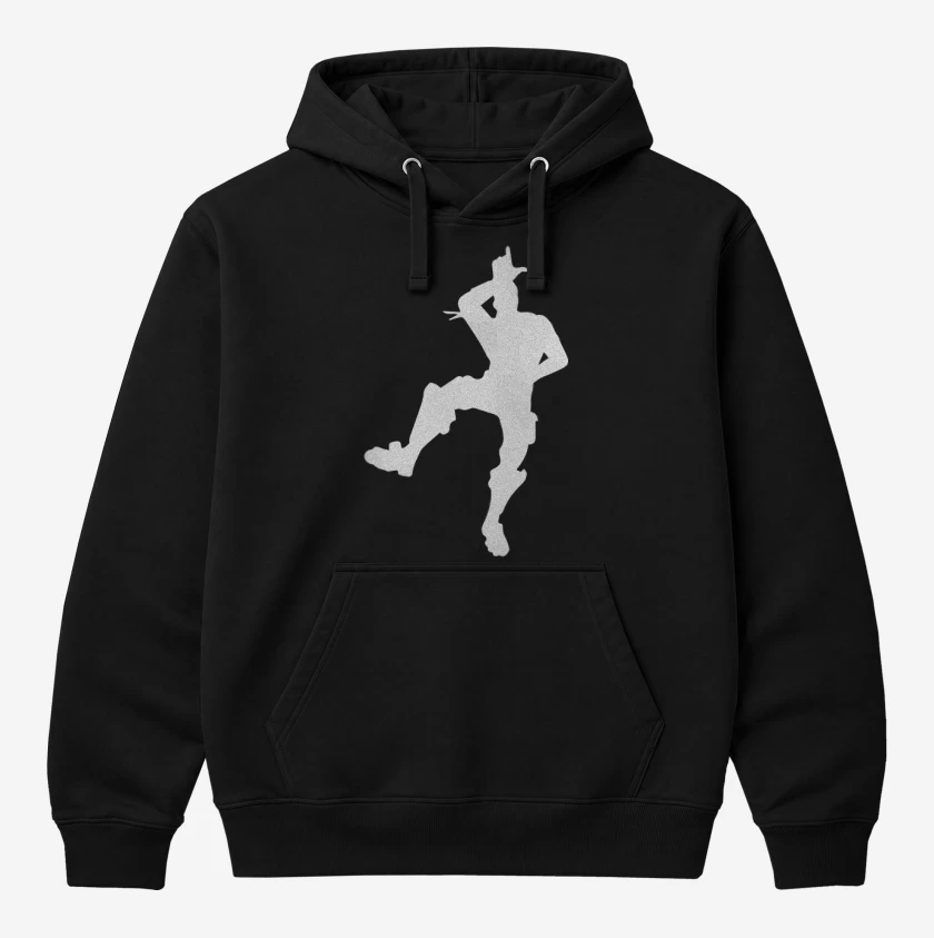 Polerón Canguro Negro de Fortnite 2 