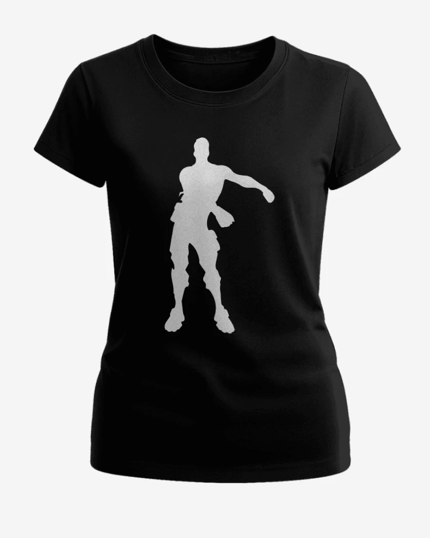 Polera de Mujer Negro de Fortnite 3