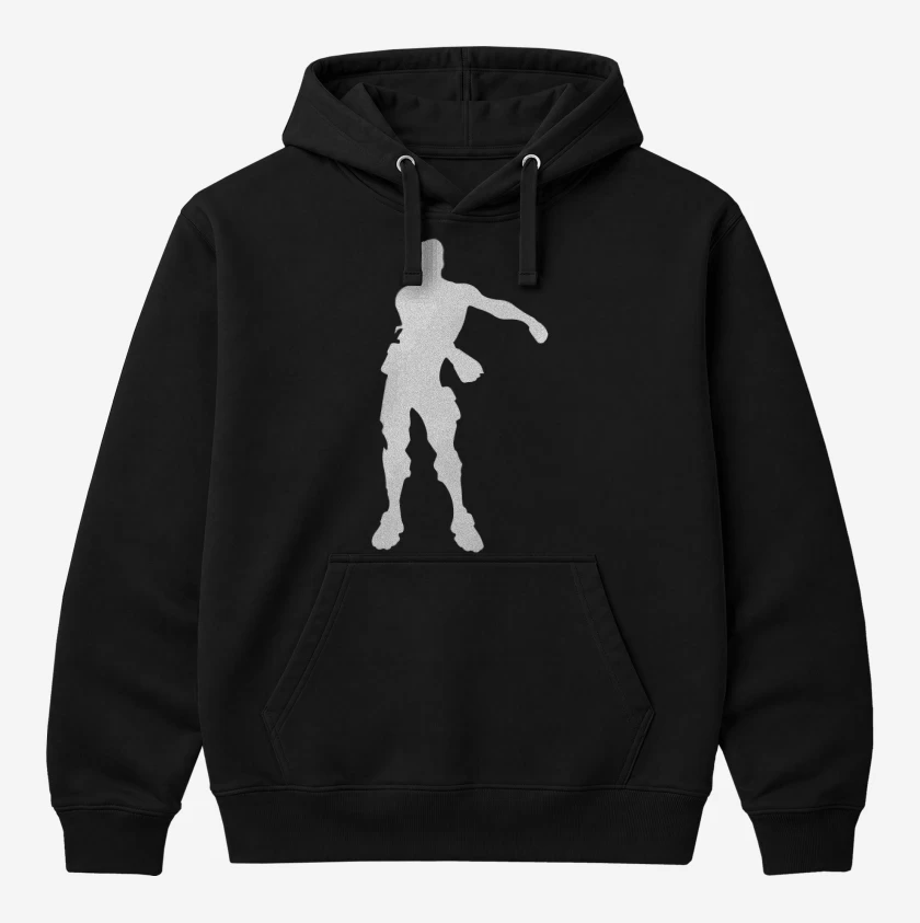 Polerón Canguro Negro de Fortnite 3