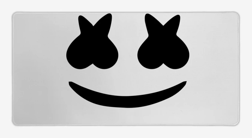 Mouse pad Gamer Blanco de Marshmallow