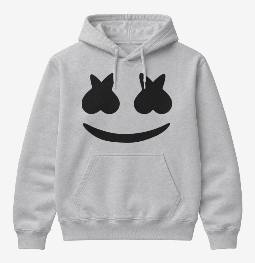 Poleron Canguro básico Gris Melange de Marshmallow