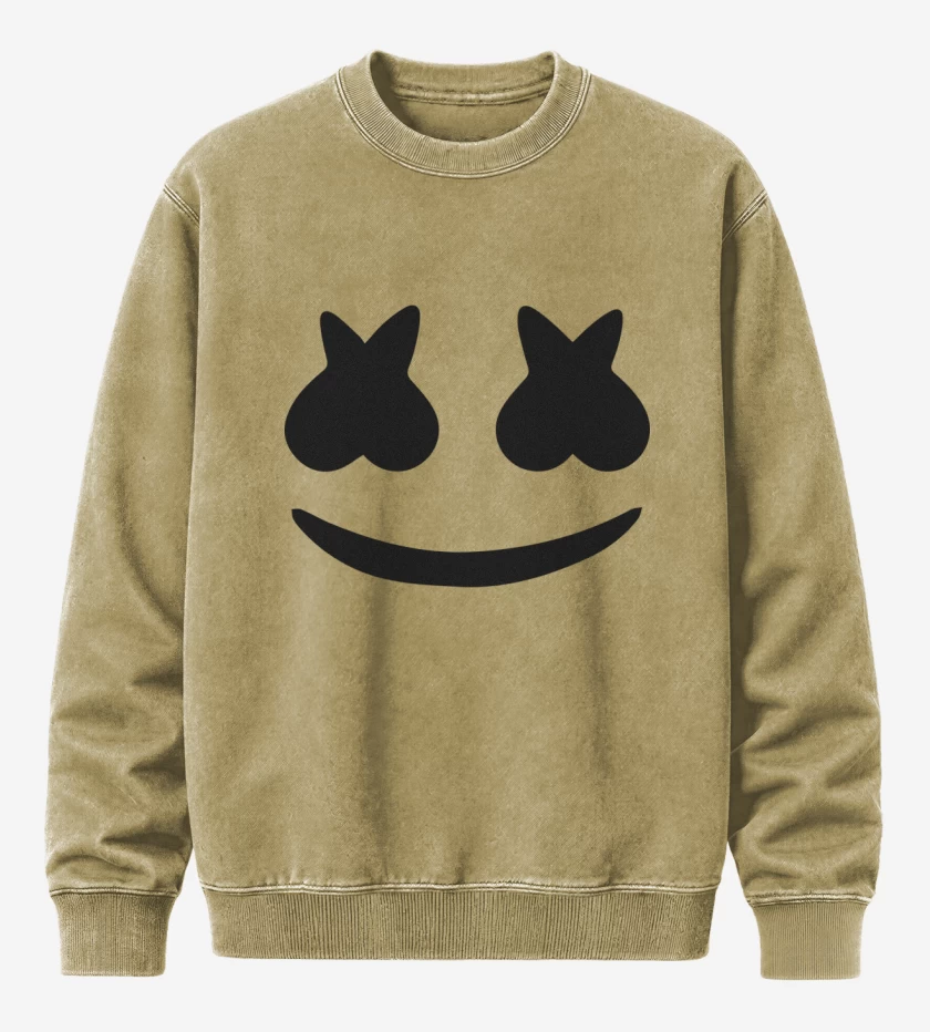 Poleron Polo Acid Wash Beige de Marshmallow