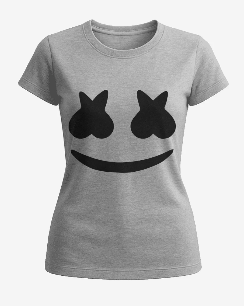 Polera de Mujer Gris Melange de Marshmallow