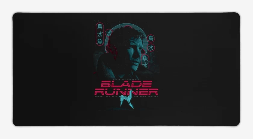 Mouse pad Gamer Negro de Blade runner