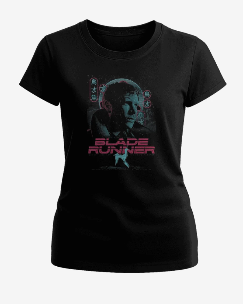 Polera de Mujer Negro de Blade runner
